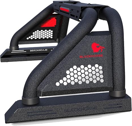 Black Horse CLASSIC PRO Roll Bar Modular Textured Black Compatible with 2015-2026 Toyota Tacoma-RB06MT
