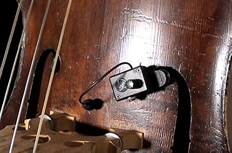 Upright Bass Microphone with 6 Inch Flexible Micro-Gooseneck
