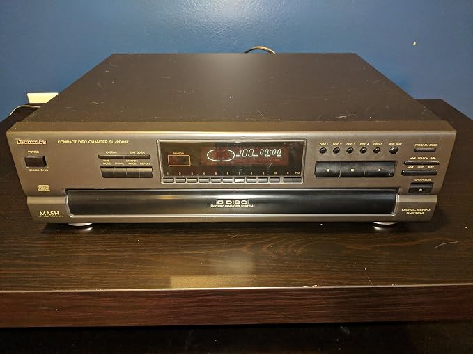 Technics SL-PD887 CD Player Changer w/ 5 Disc Rotary Changer System