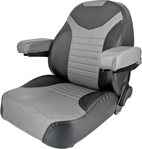 Comfort Plus HIGH-BACK Mower Seat – 1 YEAR WARRANTY – Fits Scag, Ferris, Hustler, Gravely, Bad Boy, Kubota, Toro, Toyota, Hyster, Yale, Zero-Turn Mowers, Tractors & Forklifts
