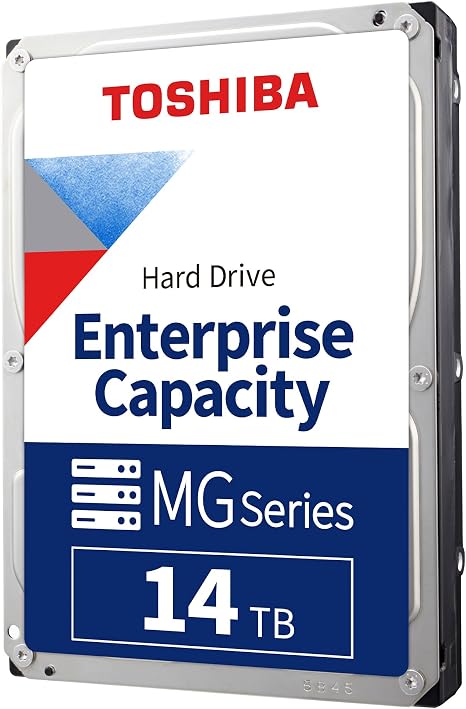 Toshiba 14TB SATA 512e 256MB Cache 7200RPM 3.5" SATA 6.0Gb/s Enterprise Hard Drive - MG07ACA14TE (Renewed)
