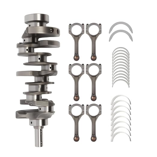 Engine Crankshaft Rods Bearing Kit 3.3L G6DH, Compatible with Santa Fe 2013-2019 Azera 2013-2017 Cadenza 2014-2019 Sedona 2011-2019, 623R6-3CA0A 23110-3CFA0 23510-3L100 23110-3L100