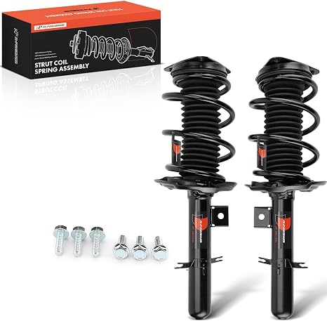 A-Premium Front Complete Strut Assemblies with Coil Springs, Set of 2