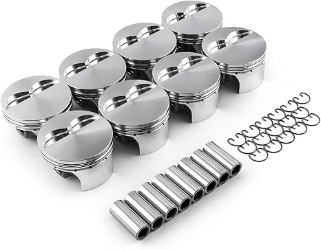 Speedmaster PCE305.1010.03 Compatible with Chevy SBC 383 ci 5.7" 4.030" 1.425" 0.927" Flat Top Forged Pistons