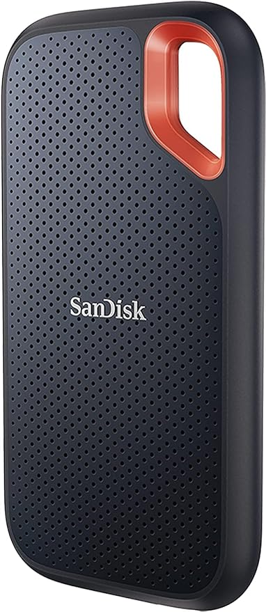 SANDISK 2TB Extreme Portable SSD (Old Model) - Up to 1050MB/s, USB-C, USB 3.2 Gen 2, IP65 Water and Dust Resistance, Updated Firmware - External Solid State Drive - SDSSDE61-2T00-G25 | Up to 1050MB/s, USB-C, USB 3.2 Gen 2, IP65 Water, Dust Resistance