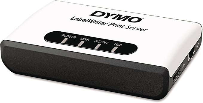 DYMO LabelWriter Print Server, Direct Thermal Output, Wireless Network for Label Makers