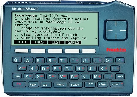 Franklin Merriam-Webster's Advanced Dictionary and Thesaurus (MWD-1510),Black