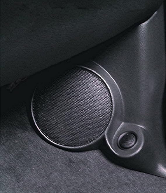 Kick Panel Speaker Mounts Compatible with Dodge RAM Regular & Quad CAB 2002-2016 for 6.5" Component Speakers. Paintable Black