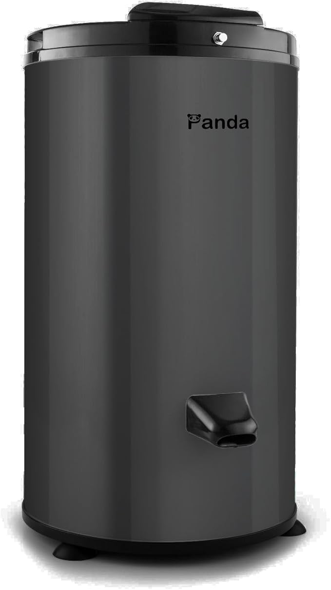 Panda 3200 RPM Portable Spin Dryer,22lb Capacity, Dark Gray