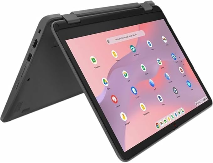 Lenovo 500e Yoga Chromebook Gen 4 82W40009US 12.2" Touchscreen Convertible 2 in 1 Chromebook - WUXGA - 1920 x 1200 - Intel N100 Quad-core (4) - 4 GB (Total RAM + On-Board Memory) - 32 GB