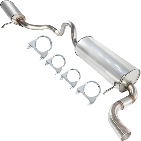 Replacement Exhaust System Kit 106-0024, Compatible with Chrysler Town & Country 2008-2010, Compatible with Dodge Grand Caravan 2008-2010 3.3L/3.8L/4.0L