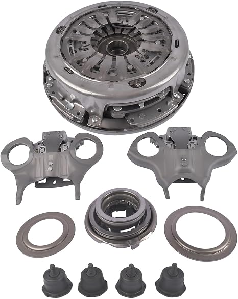 Transmission Dual Clutch Fork Kit 47783RP Replacement for Ford Fiesta 2011-2019 Ford Focus 2012-2017 6DCT250 DPS6 CA6Z-7515-J CA6Z-7515-K FA6Z-7B546-A F1FZ7B546B F1FZ-7B546-B
