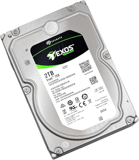 Seagate Enterprise 2TB HDD ST2000NM0055 2TB SATA III 6Gb/s 7200RPM 128MB 3.5" (Renewed)