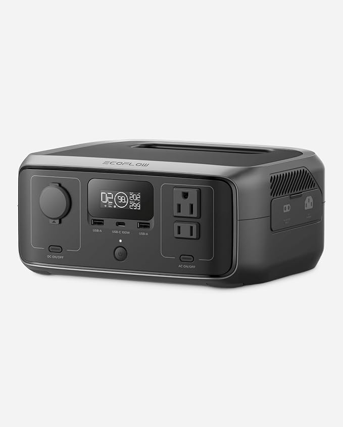 EF ECOFLOW Portable Power Station RIVER 3, 245W 550W