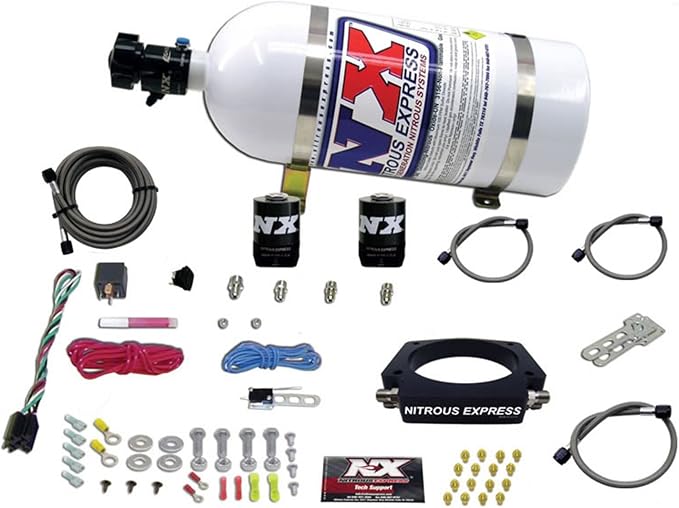 Nitrous Express 20934-10 90mm EFI Nitrous Kit with 4-Bolt Plate for GM LS Engine