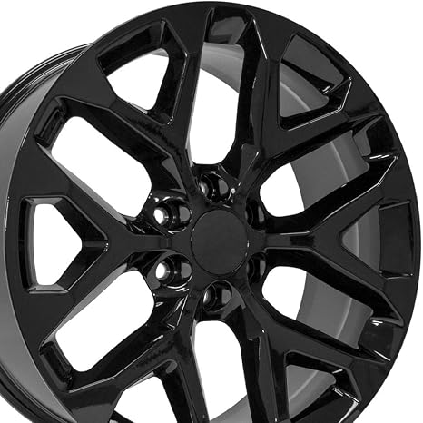 OE Wheels CV98B 22x9 Gloss Black 5668 6x139.7 Rim