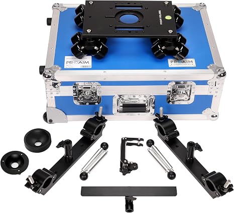 PROAIM Polaris Portable Camera Dolly with Universal Track Ends, 200kg/440lb