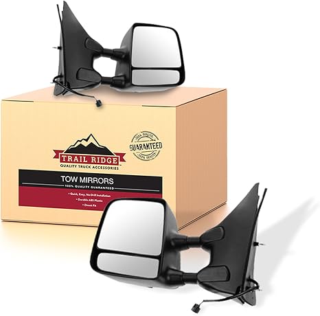 Trail Ridge Driver and Passenger Side Mirror Assembly Set Power Towing