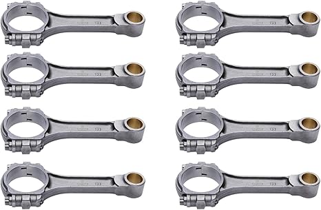 Eagle Specialty Products SIR5700SPLW 5.70" Light Weight 5140 Forged I-Beam Connecting Rod Set for Small Block Chevy
