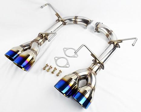 Generic Burn Style Stainless Axle Back Muffler Exhaust for Subaru WRX & STi 2015-2021, MF-SWRX15-BUR