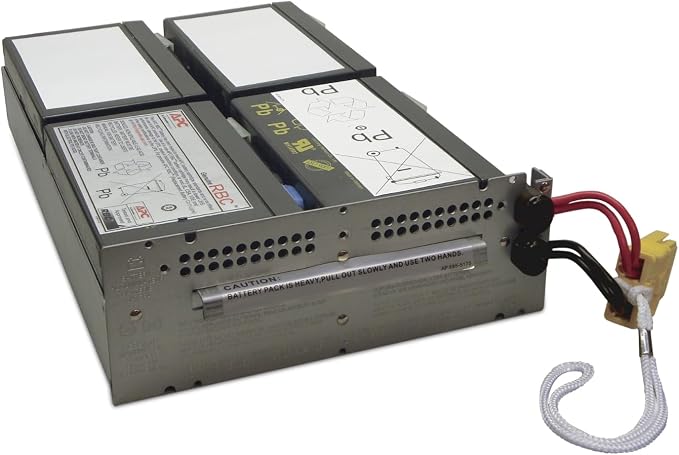 APC Genuine UPS Replacement Battery APCRBC133 for UPS Model SMT1500RM2U | Genuine APC replacement battery for rackmount Smart-UPS SMT1500RM2UC, SMT1500RM2UNC. Restores UPS runtime. 2-year warranty.