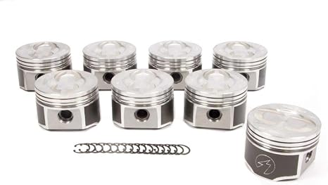 L2303NF +.030 over size forged pistons and moly rings compatible with Ford 428 CJ 4.160 Bore diamter.