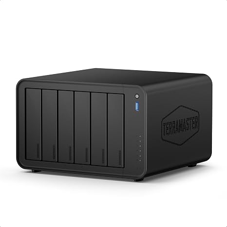 TERRAMASTER F6-425 Pro NAS Server, Intel Core i3-1315U, 8GB DDR5 (Diskless)