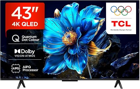 TCL QLED 43" 43P7K UltraHD 4K Dolby Atmos Google TV