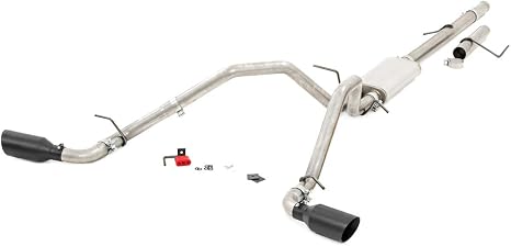Rough Country Dual Cat-Back Exhaust for 09-13 Chevy/GMC 1500 | 4.8L/5.3L - 96008