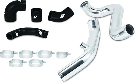 Mishimoto MMICP-EVO-01UBK Intercooler Pipe Kit Compatible With Mitsubishi Lancer Evo 7/8/9 2001-2007 Black