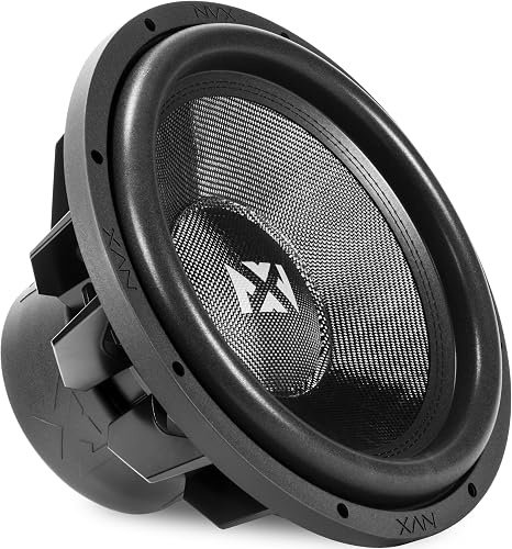 NVX VCW154v3 15" 3000 Watt Max (1500W RMS) Dual 4-Ohm VC-Series Car Subwoofer (VCW154 Version 3)