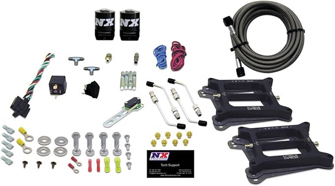Nitrous Express 50240-00 100-500 HP Dual Holley Gasoline Conventional Pro Power Plate System