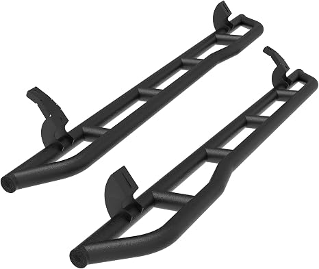 u-Box 4Runner Rock Slider Rocker Guards for 2010-2024 Toyota 4Runner 5th Gen (Exclude Limited, Nightshade, TRD Sport & 10-13 SR5), Sturdy Steel Tubular Door Armor Rails with Kick-Out Design