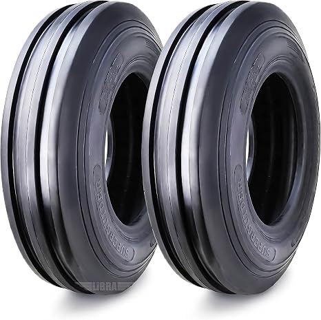 SUPERGUIDER HD 7.50-16 Rib Implement Tire F-2 Pattern 8 Ply Set 2-16002