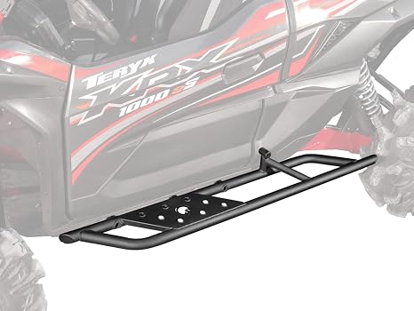 SuperATV Tree Kickers/Nerf Bars Compatible with Kawasaki Teryx KRX 1000: 2020+ | Made with 1.75" Diameter Steel Tubing | Powder-Coated for Durability | UV and Rust Resistant