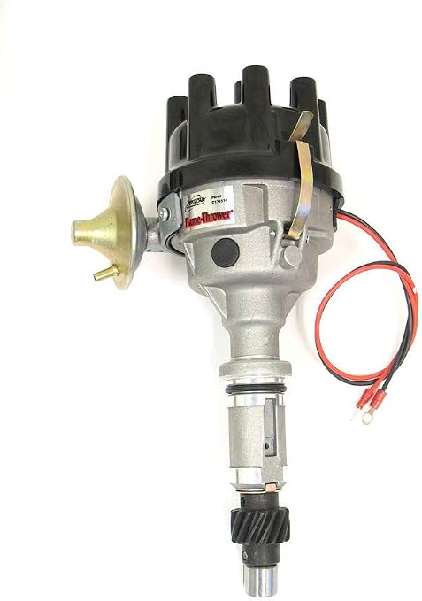 Pertronix D175510 Flame-Thrower Rover 8 cyl Plug and Play Vacuum Advance Cast Electronic Distributor with Ignitor Technology