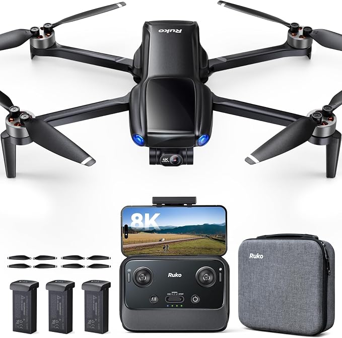 Ruko Drone with Camera for Adults 4K Video & 8K Photo, 96 Mins Flight Time