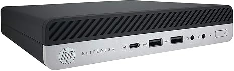 HP EliteDesk 800 G5 Mini - 9th Gen Intel Core i5-9500T 6-Core up to 3.70 GHz, 16GB DDR4 Memory, 256GB NVMe SSD, WiFi-6, Bluetooth 5.0, Intel UHD Graphics 630, windows 11 Pro (Renewed)