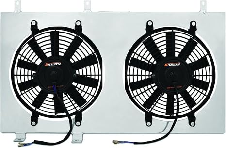 Mishimoto MMFS-SEN-00 Performance Aluminum Fan Shroud Compatible With Nissan SentraSE-R Vspec 2000-2005 Silver