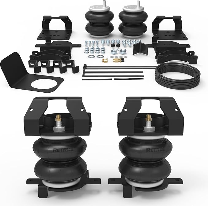 RETRUE Rear Air Bags Suspension Kit for Silverado Sierra 2500HD 3500HD