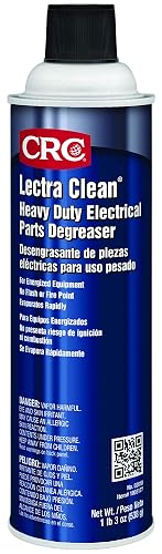 CRC Lectra Clean Heavy Duty Electrical Parts Degreaser, 19 Wt Oz,(Pack of 12), 02018CS