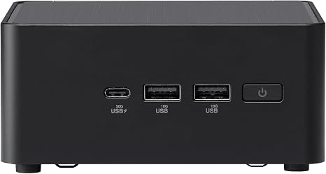 ASUS NUC 14 Pro Slim Barebone with Intel 14th Gen Core 3 100U, Up to 96GB DDR5 RAM, Triple Storage Design, Thunderbolt™ 4, Wi-Fi 6E & Bluetooth 5.3, Toolless Chassis Access, with VESA Mount Included