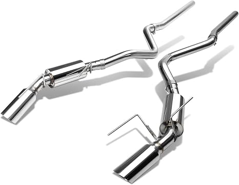 DNA MOTORING CBE-FM05-46GT Cat Back Exhaust System [Compatible with 05-10 Ford Mustang V6]