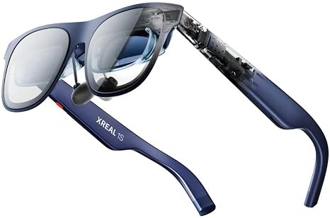 XREAL 1S AR Glasses, 500" Virtual Screen, Powered by X1 Chip, Native 3DoF | XR Glasses with 52° FOV, REAL 3D, Supports All USB-C DP Devices Including iPhone 17/16 and Handhelds, like ROG/SteamDeck