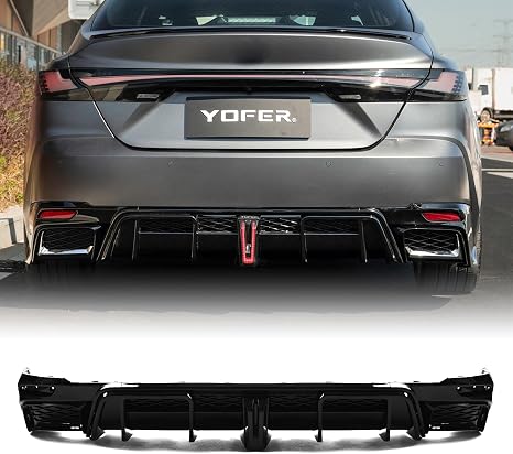 Rear Bumper Diffuser Lip Trim with Light for Toyota Camry 9th 2025-2026