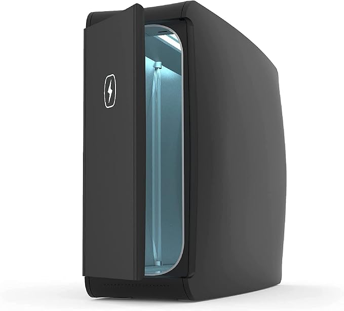 HomeSoap by PhoneSoap UV Sanitizer Box & Charger for Tablets, Black