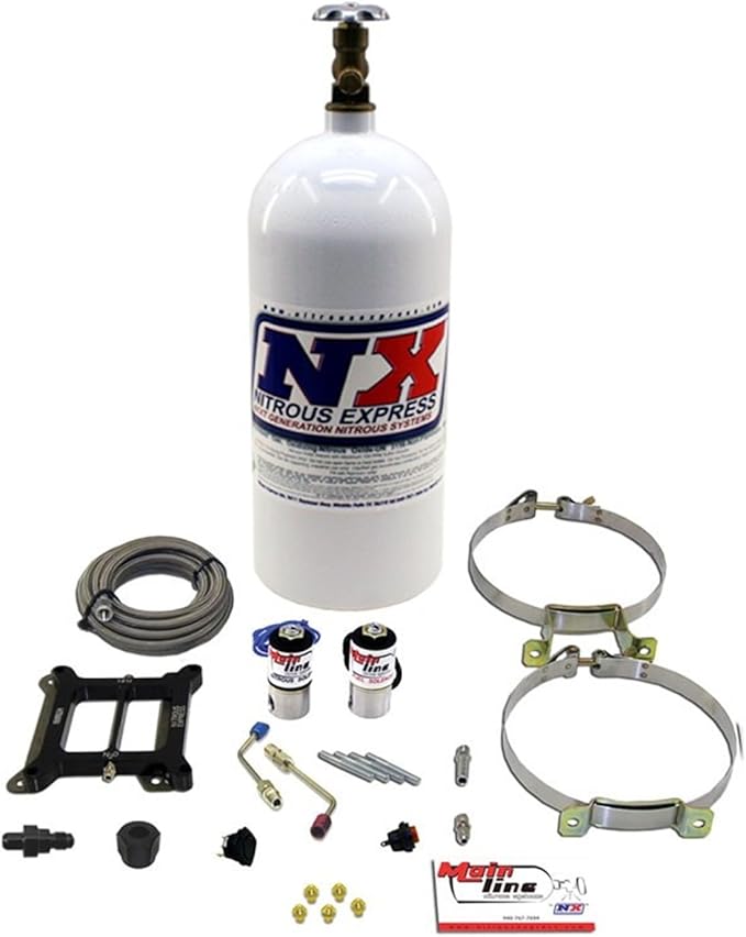 Nitrous Express - Mainline Carb Nitrous Kit w/10lb Bottle (ML1000)