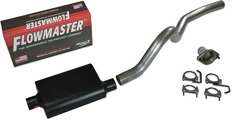 Truck Exhaust Kits - Direct Fit 97-00 Jeep Wrangler TJ 2.5" Exhaust Kit