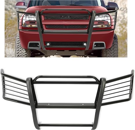 KUAFU Grille Guard Compatible with 2002-2009 Trailblazer EXT Bull Bar