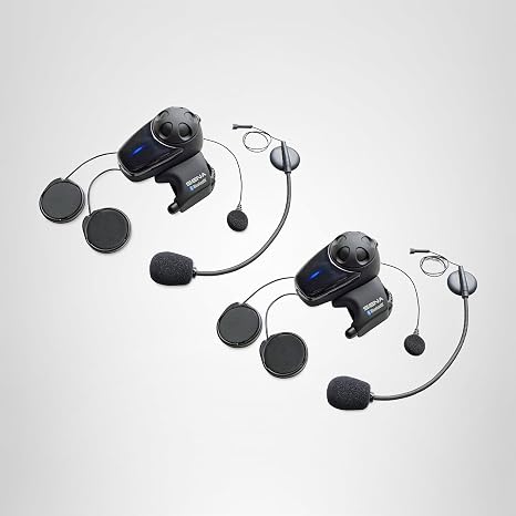 Sena SMH10D-11 Motorcycle Bluetooth Headset/Intercom Communication System with Universal Microphone Kit (Dual)